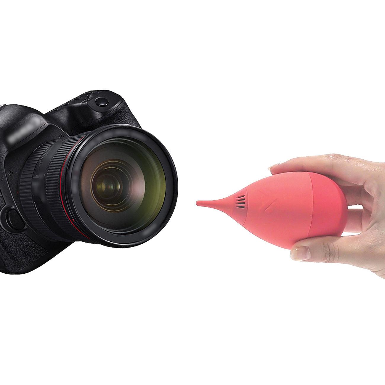 VSGO Air Blower Orange Blasebalg zur Reinigung von Kamera, Sensor & Objektiv