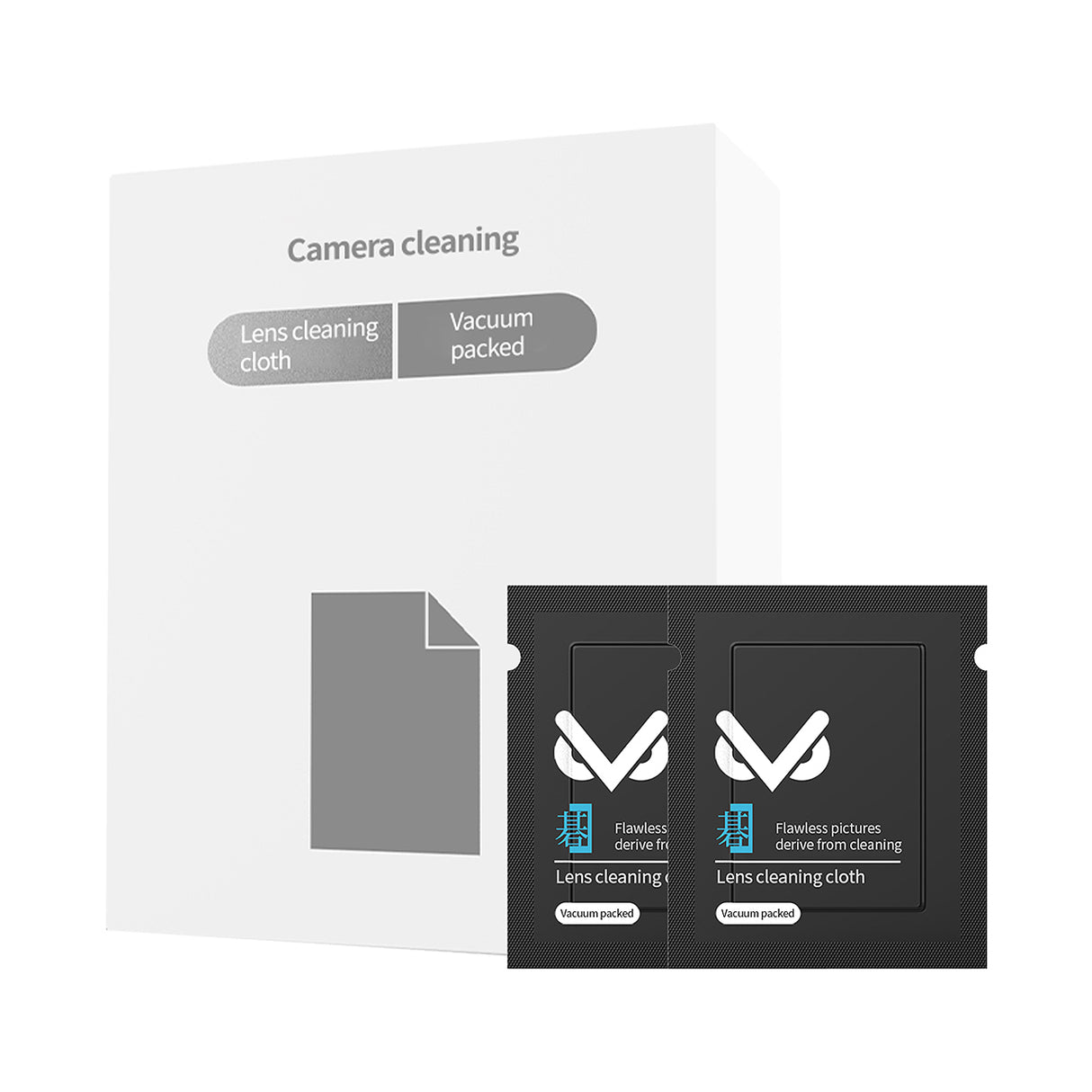 VSGO Mikrofasertücher 20er Set zur Reinigung von Kamera, Objektiv & Display