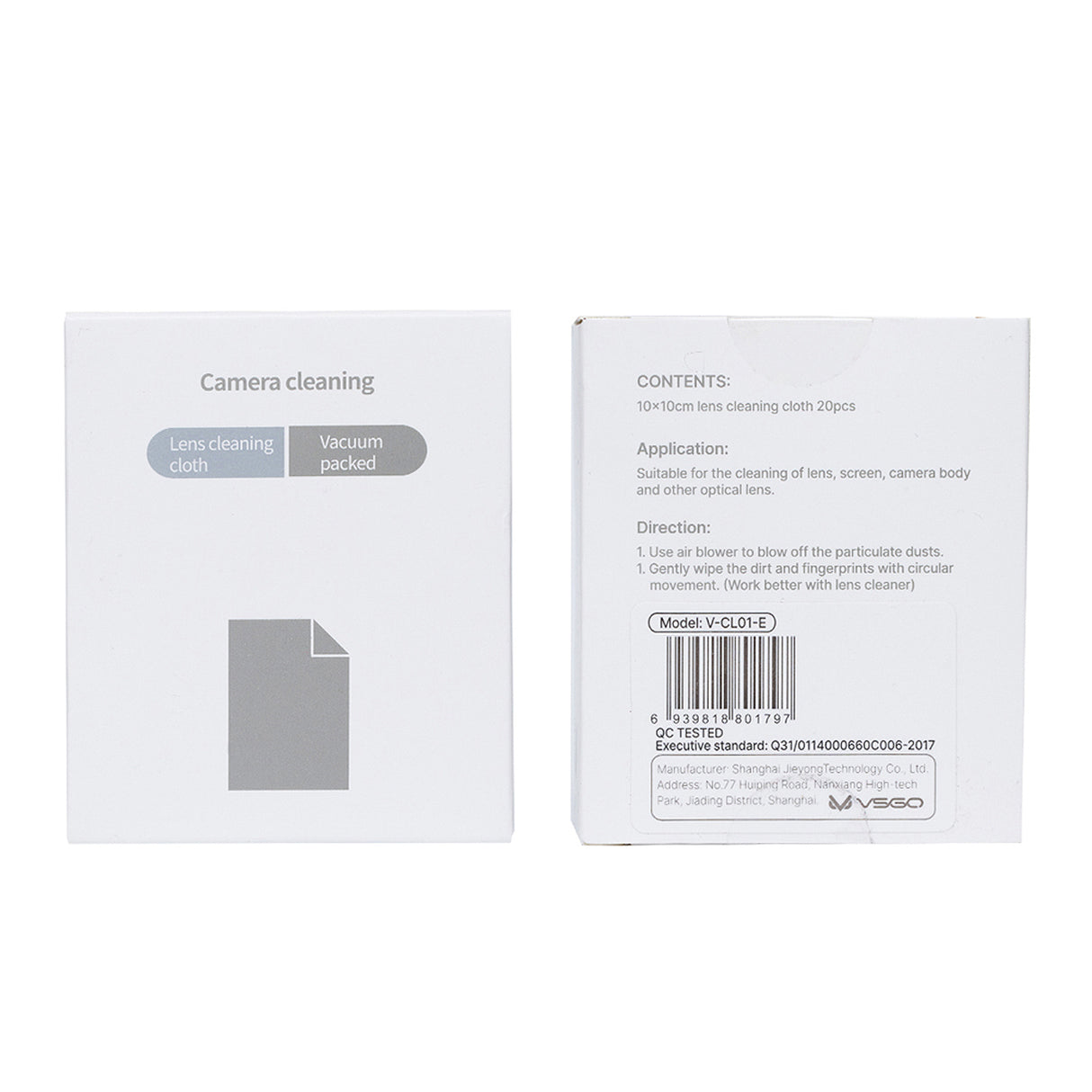 VSGO Mikrofasertücher 20er Set zur Reinigung von Kamera, Objektiv & Display