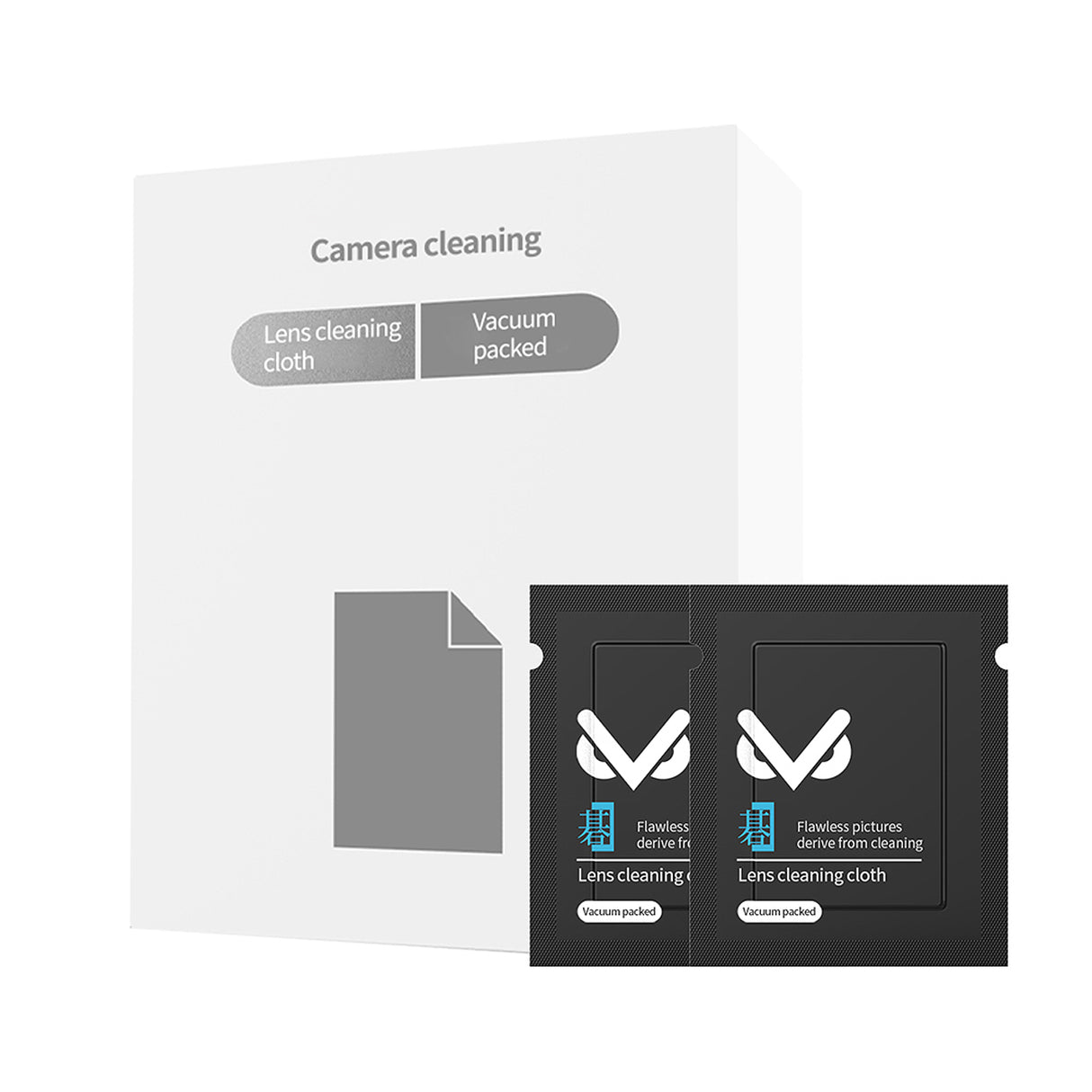 VSGO Mikrofasertücher 20er Set zur Reinigung von Kamera, Objektiv & Display