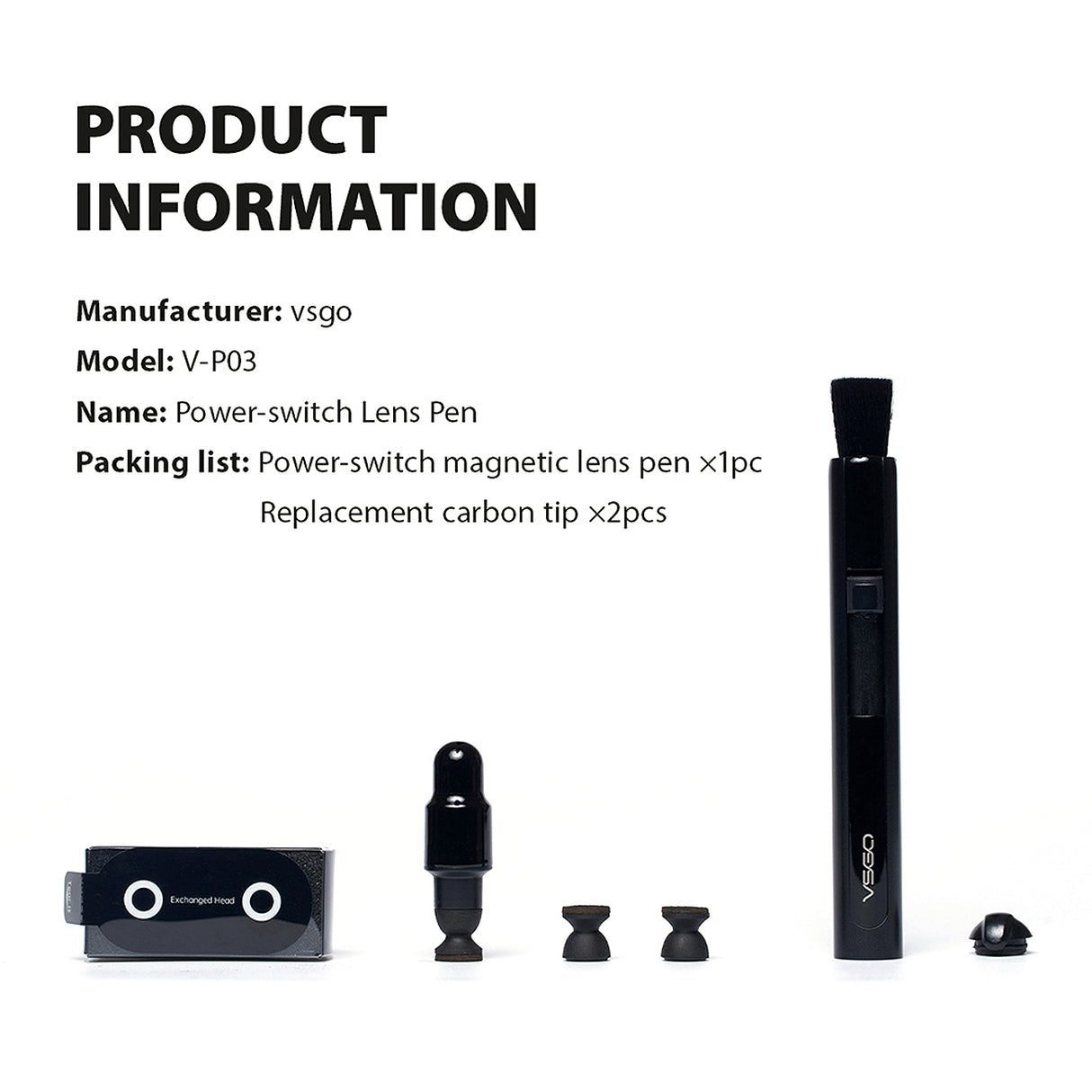 VSGO Lens Cleaning Pen Reinigungsstift für Kameraobjektive & Displays