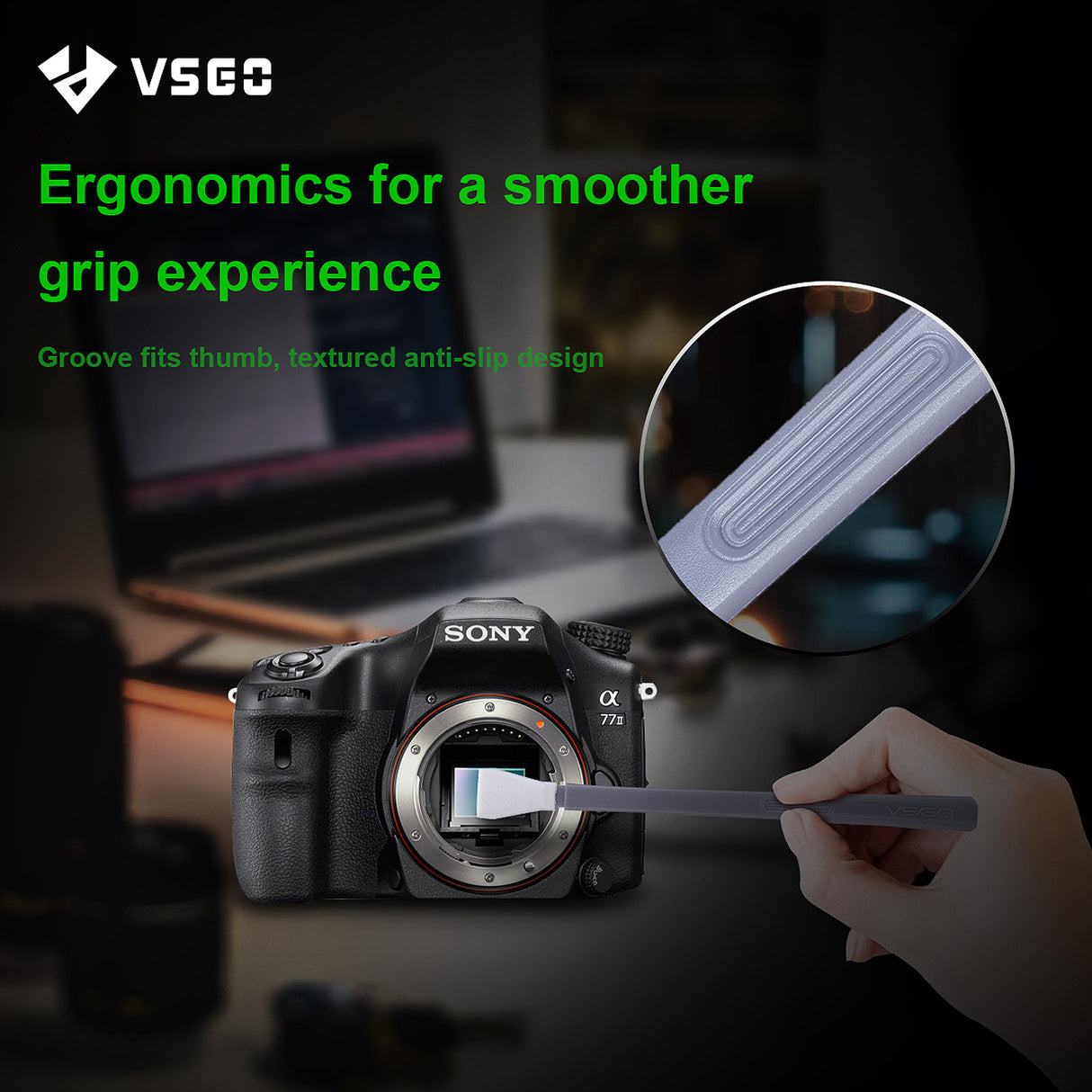 VSGO Sensor Reinigungsswabs 24 Stück für Micro Four Thirds (4/3) Kameras