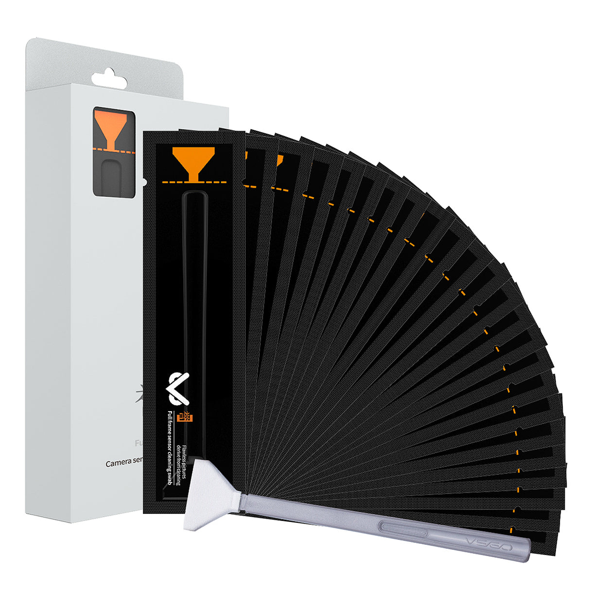 VSGO Sensor Reinigungsswabs 24 Stück für Vollformat-Kameras 24mm