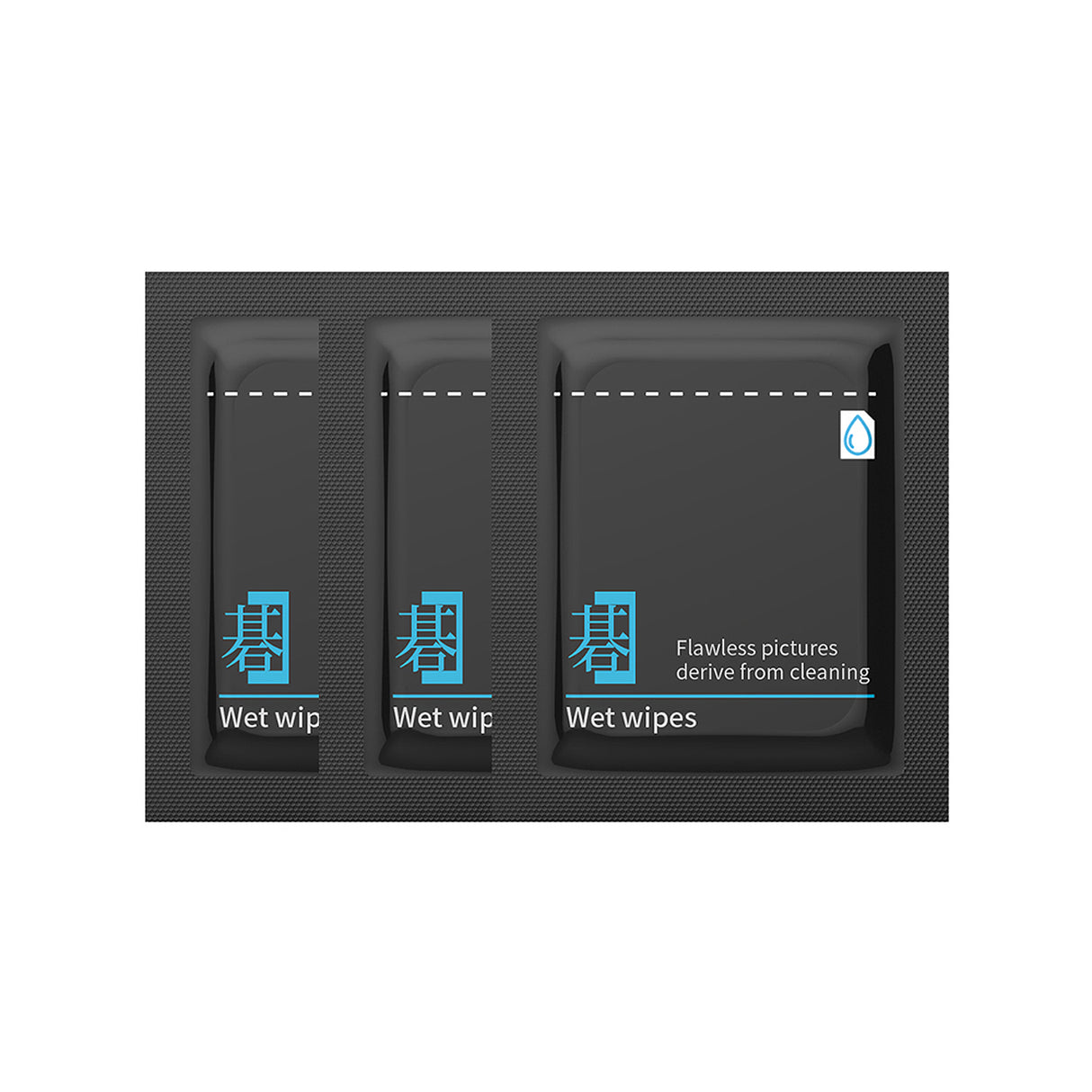 VSGO Reinigungstücher Feuchttücher für Kamera, Display & Smartphone 60er Set