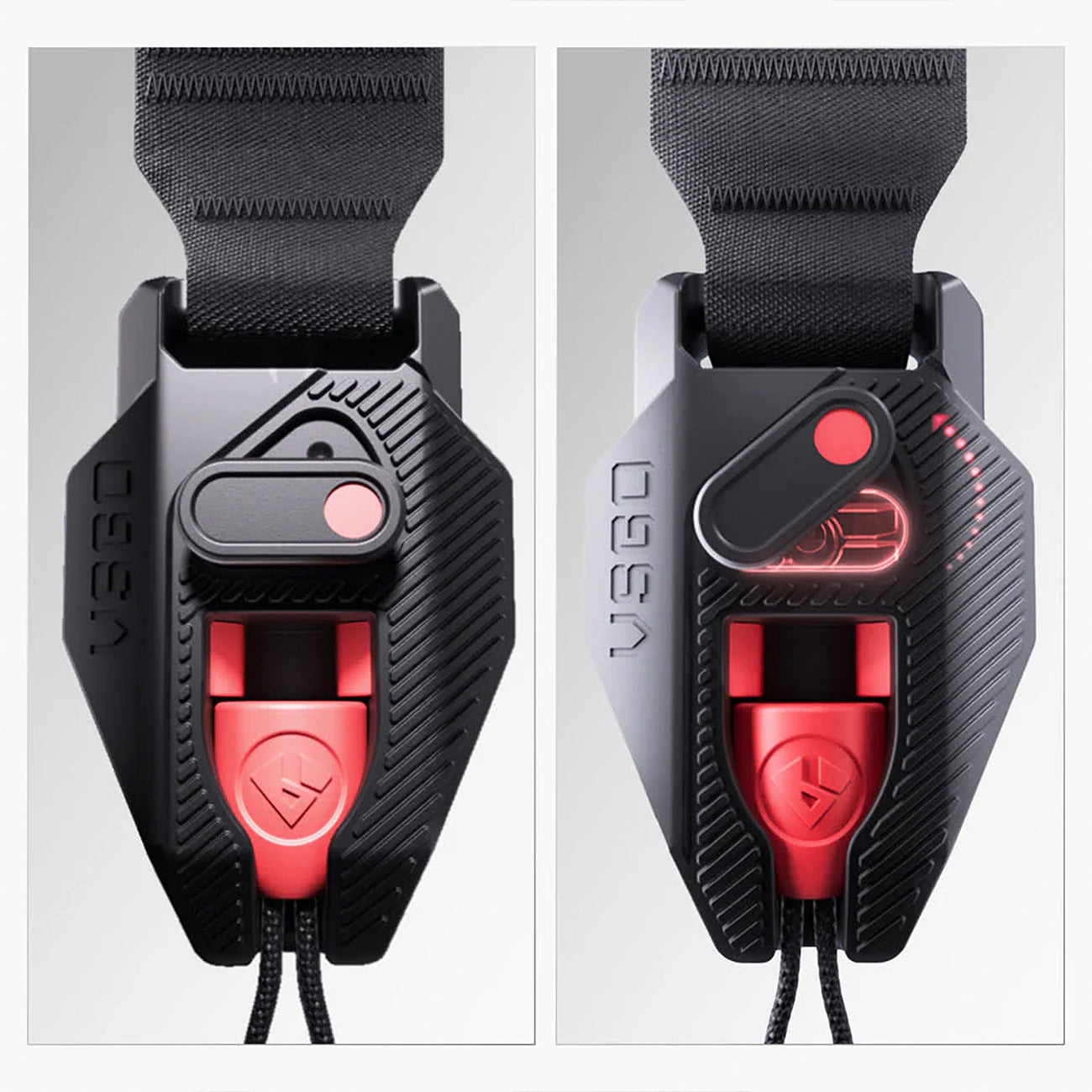 VSGO Black Snipe Urban Kamera-Gurt (Q-Black) mit Quick-Release Anti-Twist & Handgurt-Set