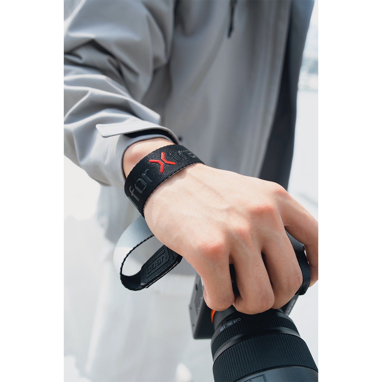 VSGO Black Snipe Urban Kamera-Handgurt (Q-Black) mit Quick-Release & 360° Anti-Twist-Sicherung