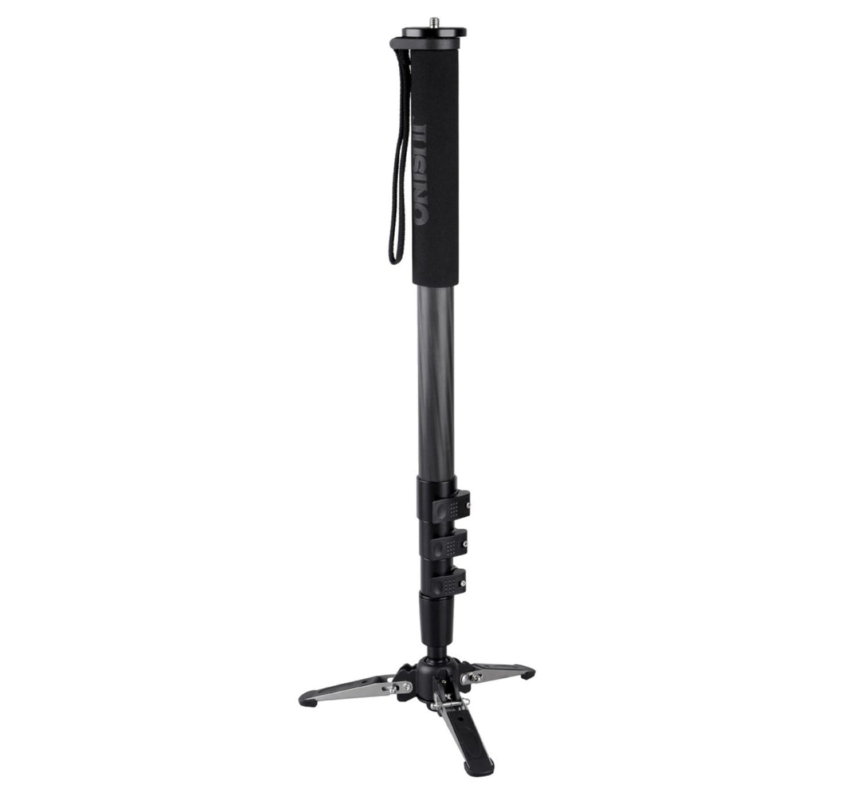 JUSINO Carbon Monopod mit Standspinne Clipverschlüsse bis 12kg 177cm VM-361EC