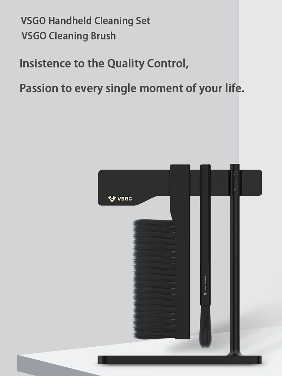 VSGO Magnetisches Kaffeemühlen-Reinigungsset Professionelles Barista-Bürstenset