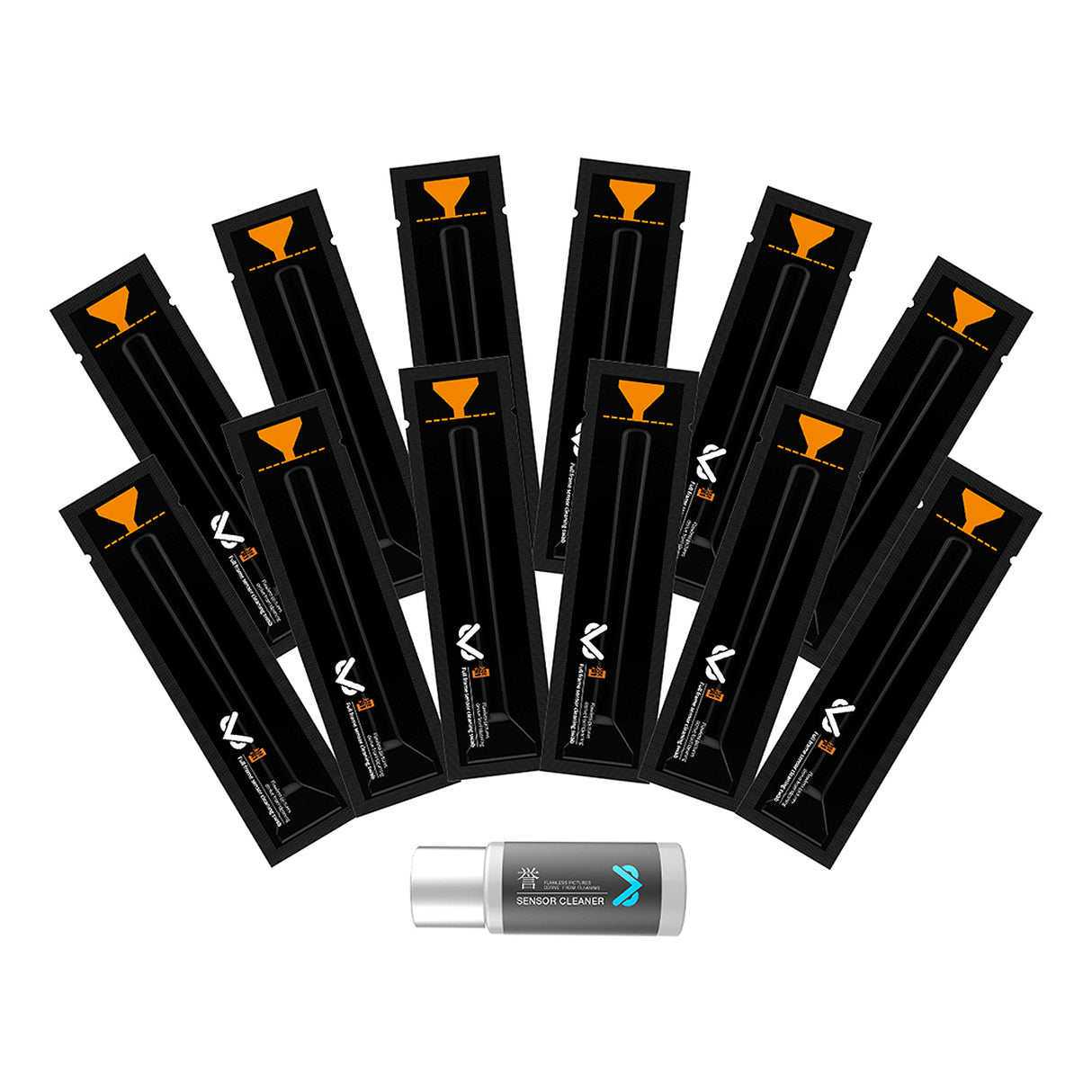 VSGO Sensor Reinigungskit VS-S03E für Vollformat-Kameras 12 Swabs + Flüssigkeit