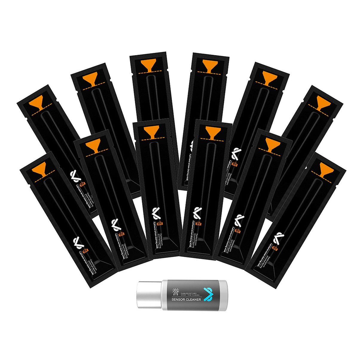 VSGO Sensor Reinigungskit VS-S03E für Vollformat-Kameras 12 Swabs + Flüssigkeit