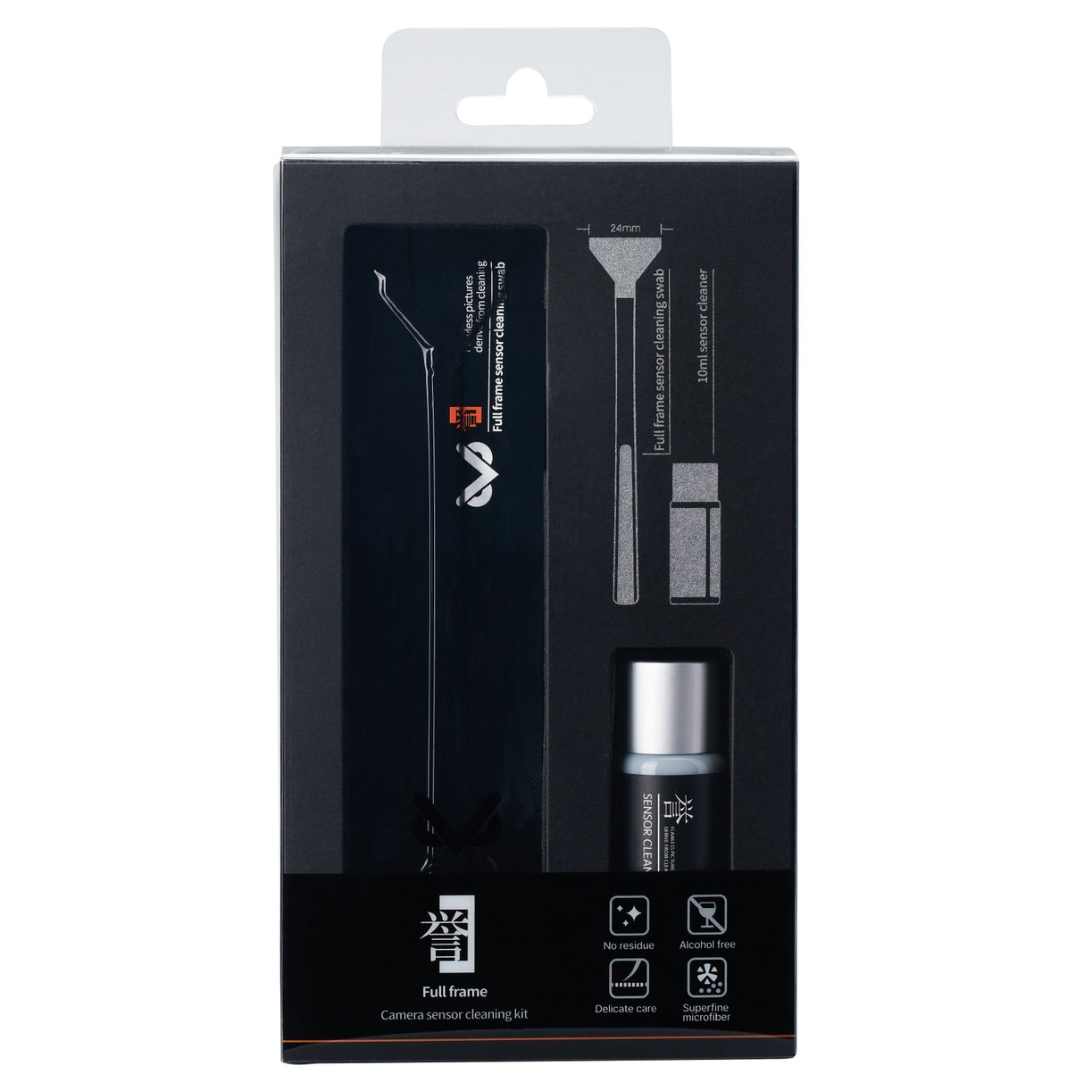 VSGO Sensor Reinigungskit VS-S03E für Vollformat-Kameras 12 Swabs + Flüssigkeit