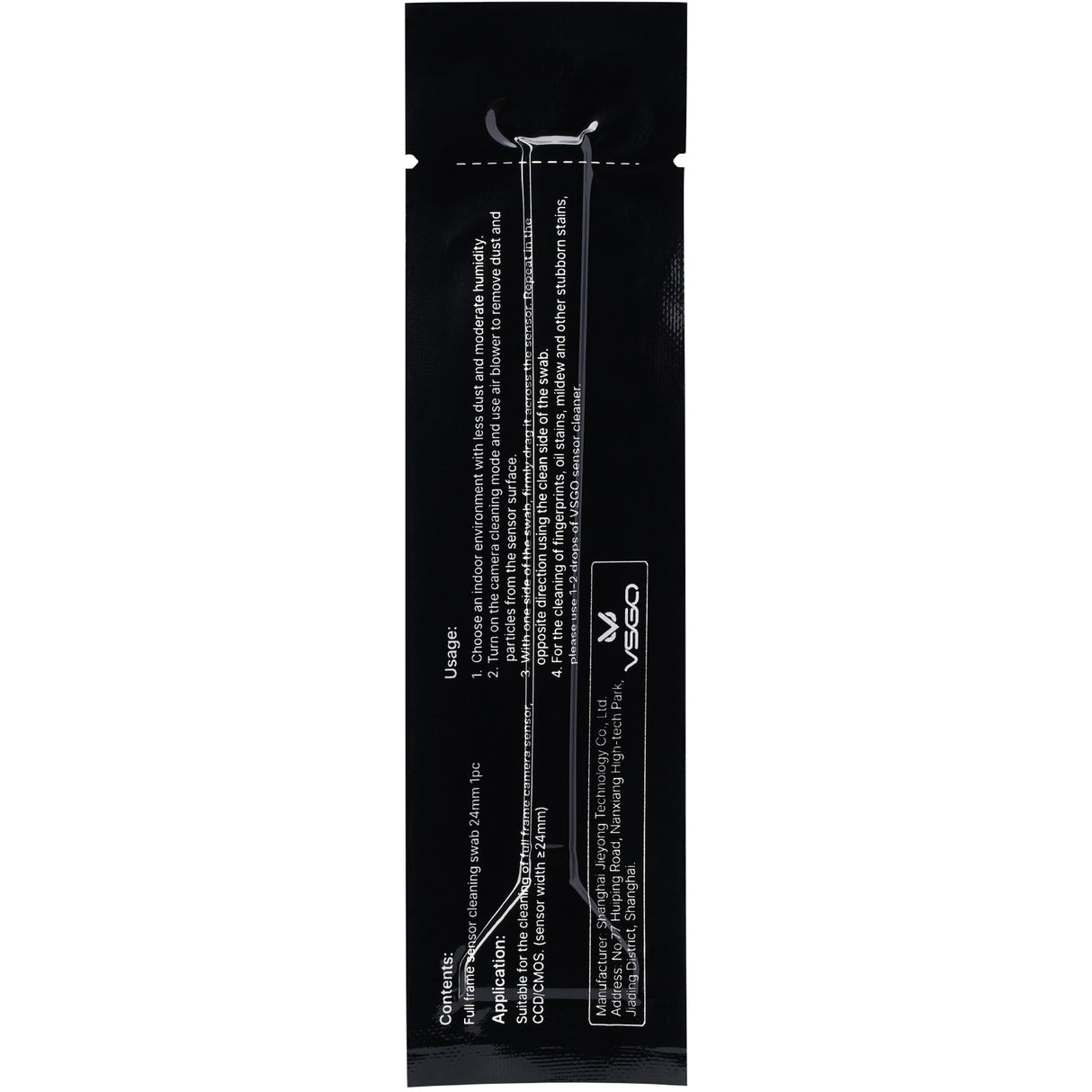 VSGO Sensor Reinigungskit VS-S03E für Vollformat-Kameras 12 Swabs + Flüssigkeit