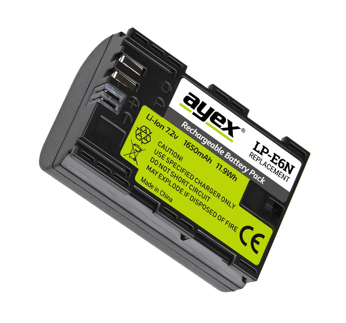 2 Stück ayex LP-E6N Akku - für Canon Kameras wie EOS R