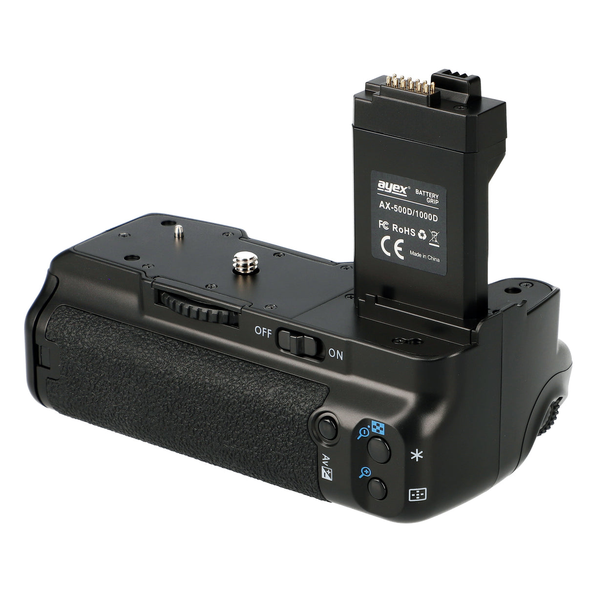 Batteriegriff für Canon EOS 1000D 500D 450D wie BG-E5 Optimal für Hochformat