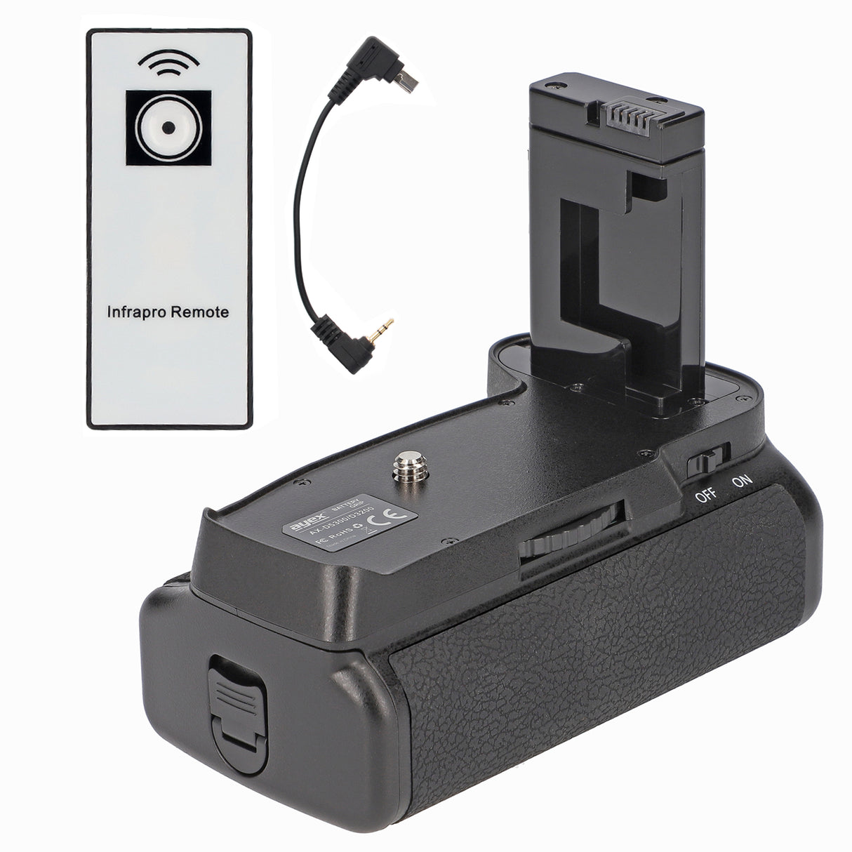 Batteriegriff für Nikon D3100 D3200 D3300 D5300 mit IR-Auslöser ersetzt BG-2F MB-D3100