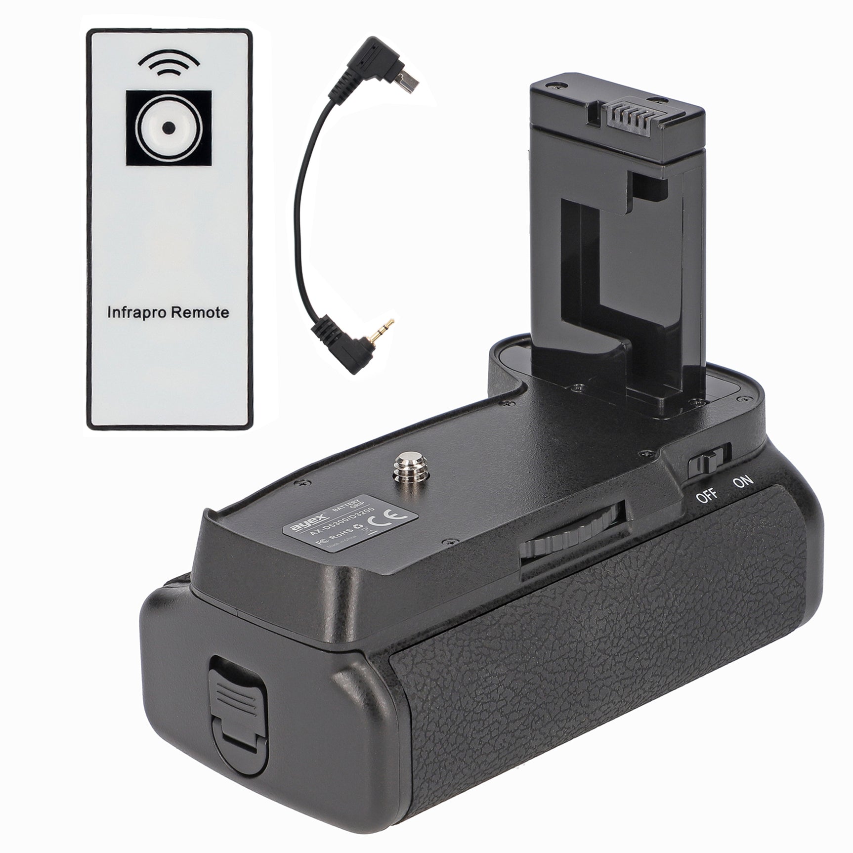 Batteriegriff für Nikon D3100 D3200 D3300 D5300 mit IR-Auslöser ersetzt BG-2F MB-D3100