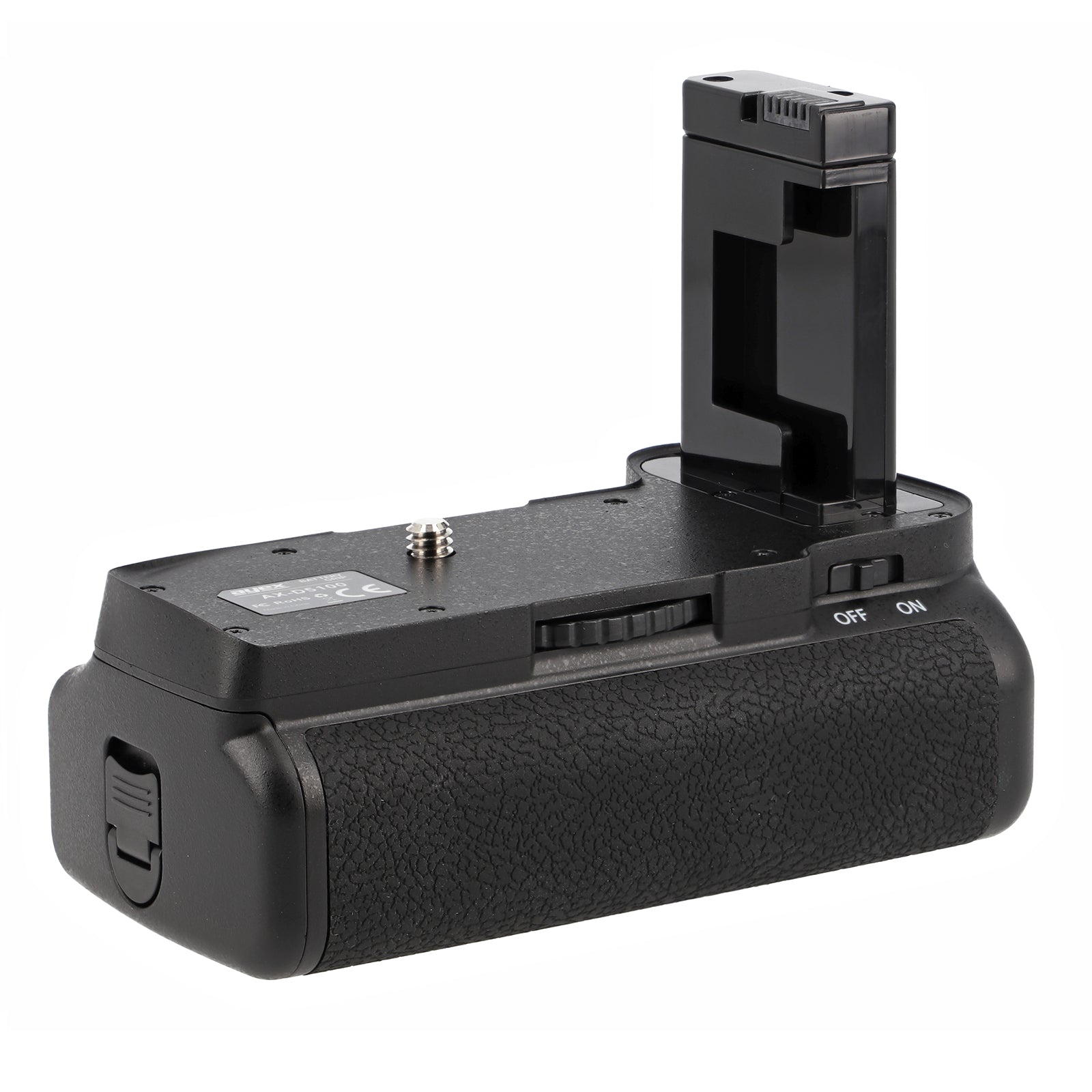 Batteriegriff für Nikon D5100 D5200 mit IR-Fernauslöser Betrieb mit bis zu 2 Akkus Hochformat