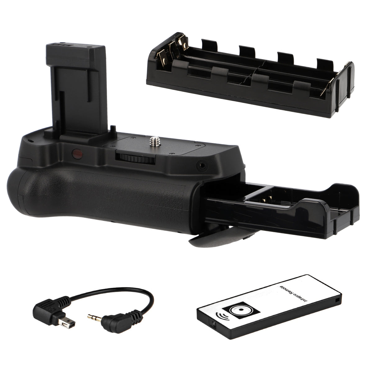 Batteriegriff für Canon EOS 2000D 1300D 1200D 1100D Rebel T3 Kiss X50 + IR-Auslöser wie BG-E10