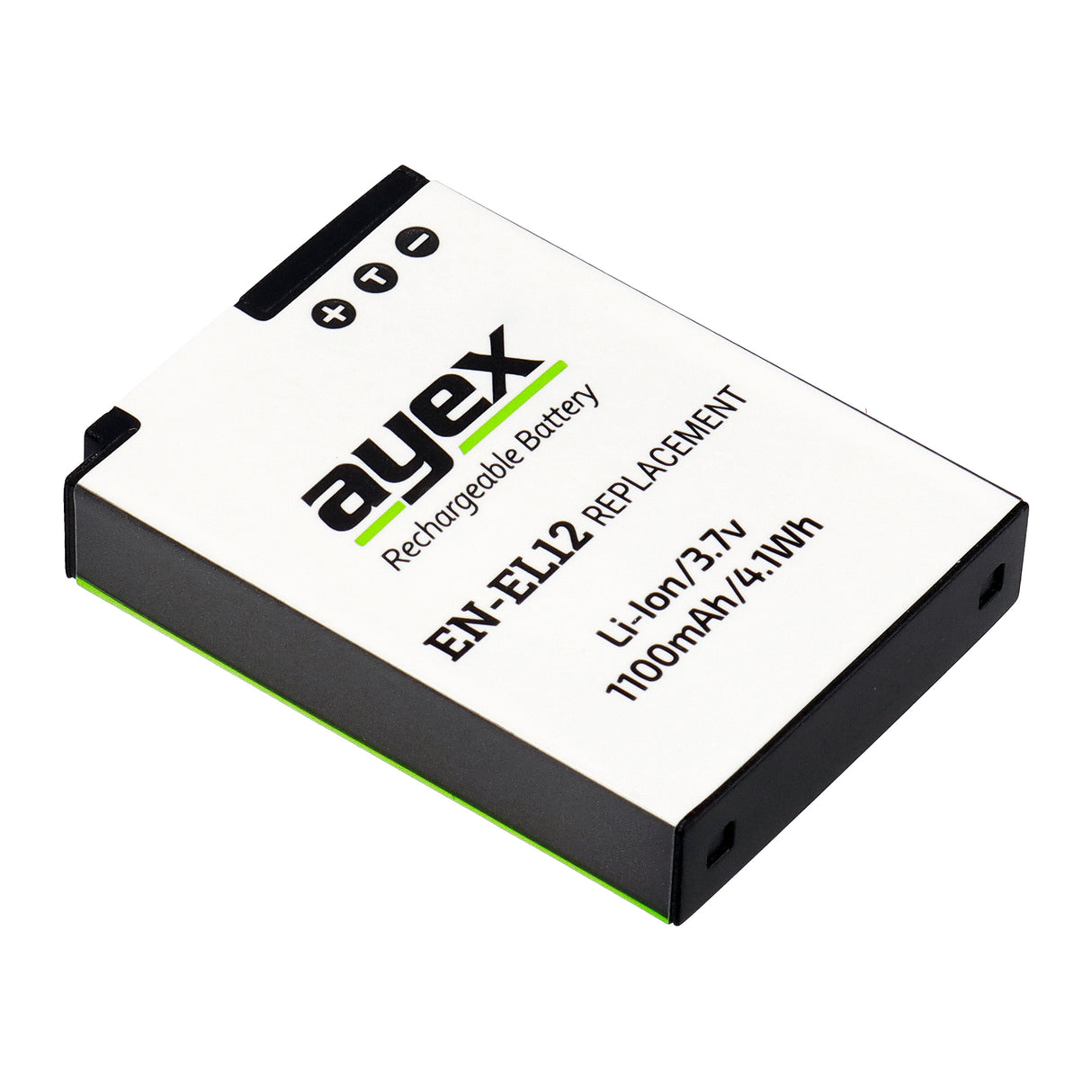 EN-EL12 Akku 2 Stück für Nikon z.B. Coolpix S610c