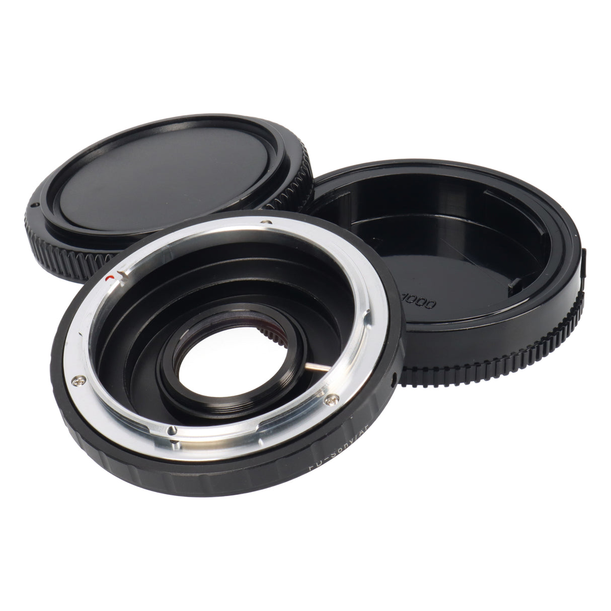 Objektivadapter Canon FD-Objektive an Sony A-Mount Adapter + Korrektur Linse