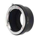 Objektivadapter für Pentax K-Objektiv an Micro Four Thirds