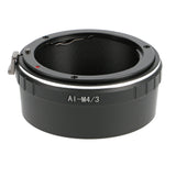 Objektivadapter für Nikon Objektive an Micro 4/3 Kamera