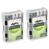 ayex Power-Set mit 2x EN-EL9a Akkus + USB Ladegerät für zB Nikon D40 D40x D60 D3000 D5000