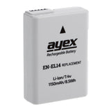EN-EL14 Akku 2 Stück für zB Nikon Coolpix P7700 P7100 P7000 D3100 D3200 D5100