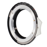 Objektivadapter für Nikon G Objektive an Canon EOS Kameras mit Blendenring