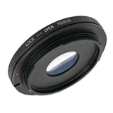 Objektivadapter Canon FD Objektiv an Canon EOS + Korrektur-Linse