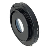 Minolta SR-Objektive an Sony Alpha Adapter + Korrektur Linse