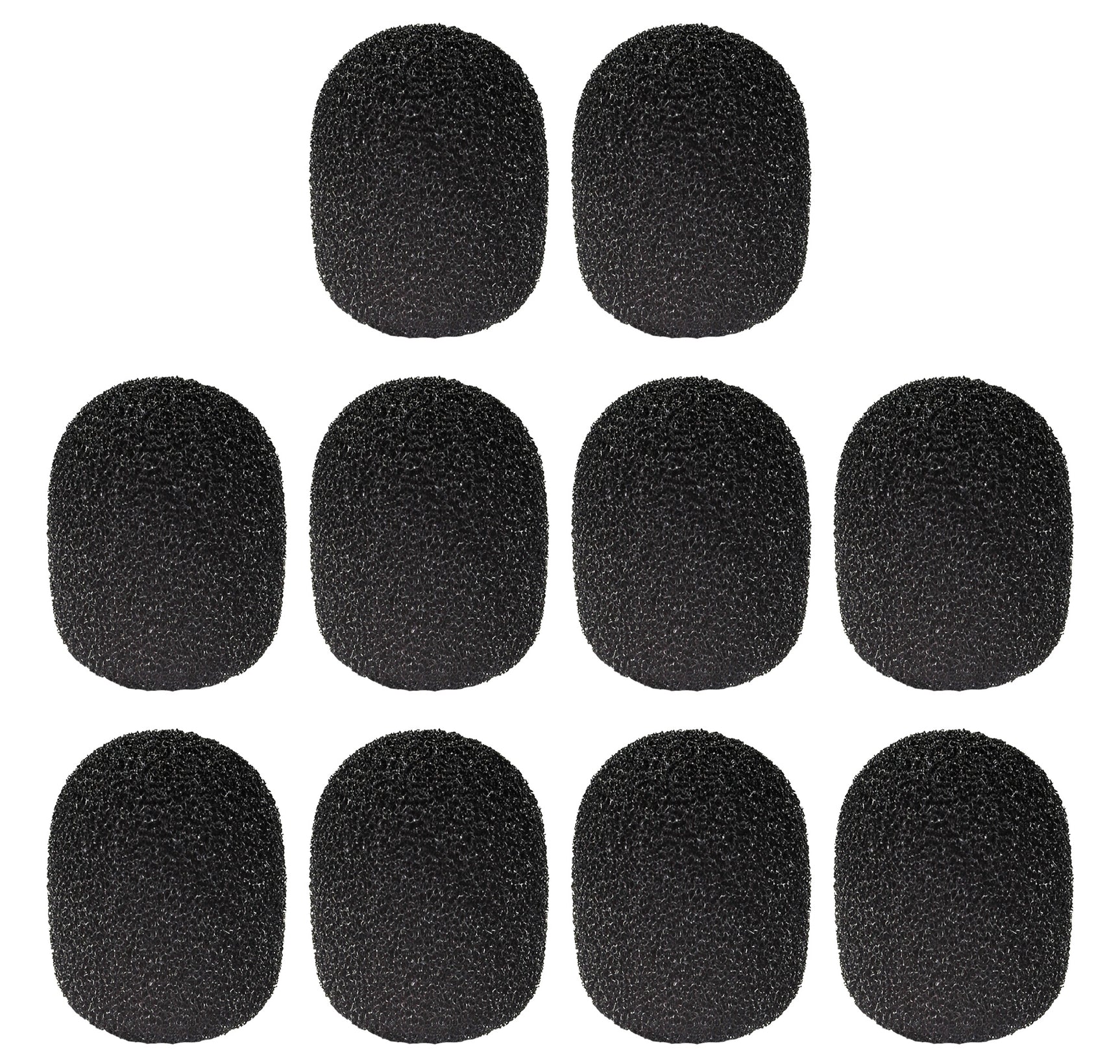 Mikrofon Schaumstoff Schutz für z.B. Lavalier-Mikrofone 10er Pack