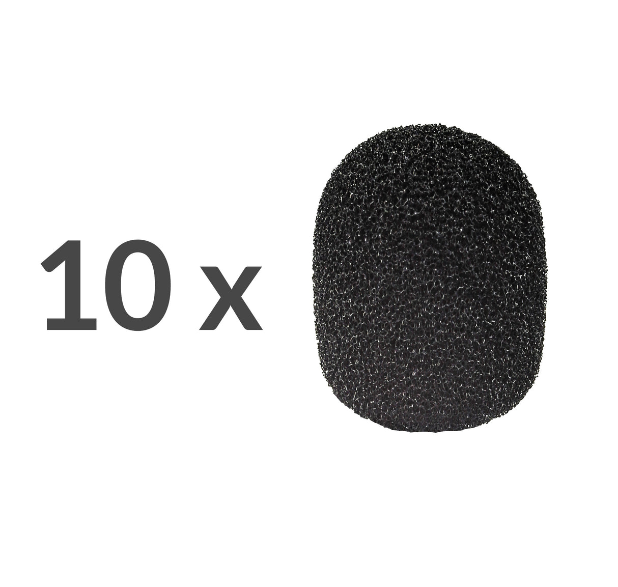Mikrofon Schaumstoff Schutz für z.B. Lavalier-Mikrofone 10er Pack