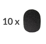 Mikrofon Schaumstoff Schutz für z.B. Lavalier-Mikrofone 10er Pack