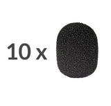 Mikrofon Schaumstoff Schutz für z.B. Lavalier-Mikrofone 10er Pack