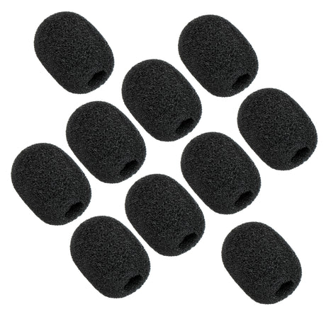 Mikrofon Schaumstoff Schutz für z.B. Lavalier-Mikrofone 10er Pack
