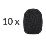 Mikrofon Schaumstoff Schutz für z.B. Lavalier-Mikrofone 10er Pack
