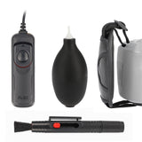 Zubehör Set für Canon N3 mit Fernauslöser AX-10 Blasebalg Handschlaufe Reinigungsstift