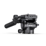JUSINO Profi Aluminium Fluid-Videoneiger bis 3kg Tragkraft PH-40