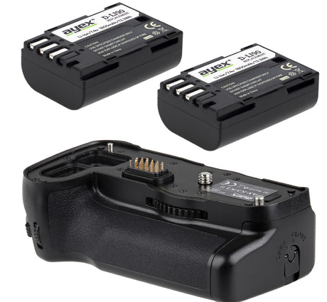 Batteriegriff Set für Pentax K3 K3II wie D-BG5 + 2x D-Li90 Akku