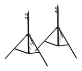 2er Set Lampenstative mit Federung ayex GSC-Serie 220/280cm