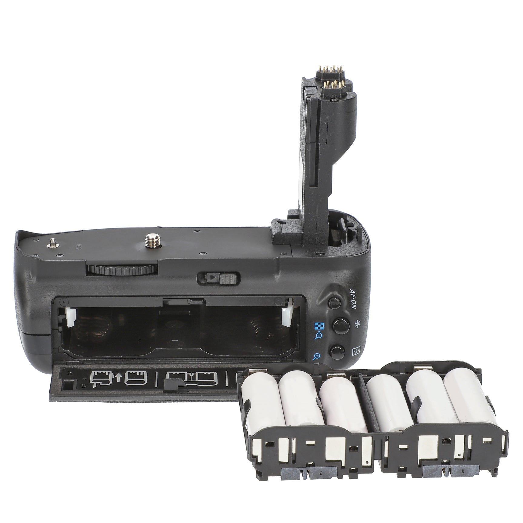 Batteriegriff für Canon EOS 7D ersetzt BG-E7 mit Hochformatauslöser & vielen Funktionen