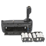 Batteriegriff für Canon EOS 7D ersetzt BG-E7 mit Hochformatauslöser & vielen Funktionen