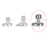 Klipschraube 3/8" Adapterschraube SC-06 für Wechselplatte Kugelkopf Stativ