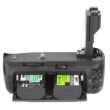 Batteriegriff Set für Canon EOS 7D + 2x LP-E6N Akku Hochformatgriff Akkugriff wie BG-E7