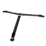 JUSINO Karbon Profi-Videostativ Tripod bis 130cm 18kg belastbar Transporttasche KA-50