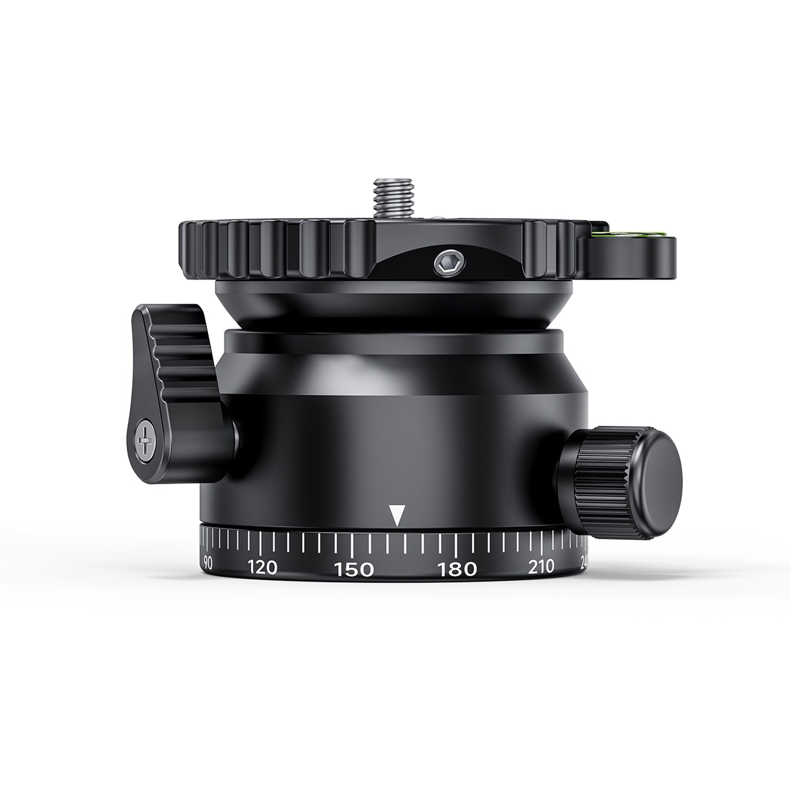 JUSINO Stativ-Nivellierbasis Neigekopf mit 360° Panorama-Funktion und ±15° Neigung PD-60