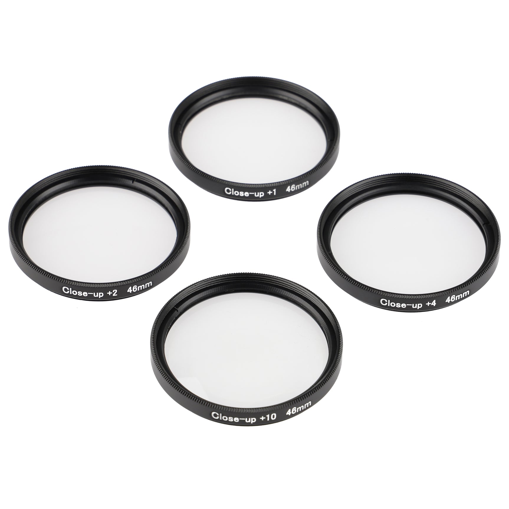ayex Close up Makro Linsen Set 46mm - 4 teilig (+1, +2, +4, +10)