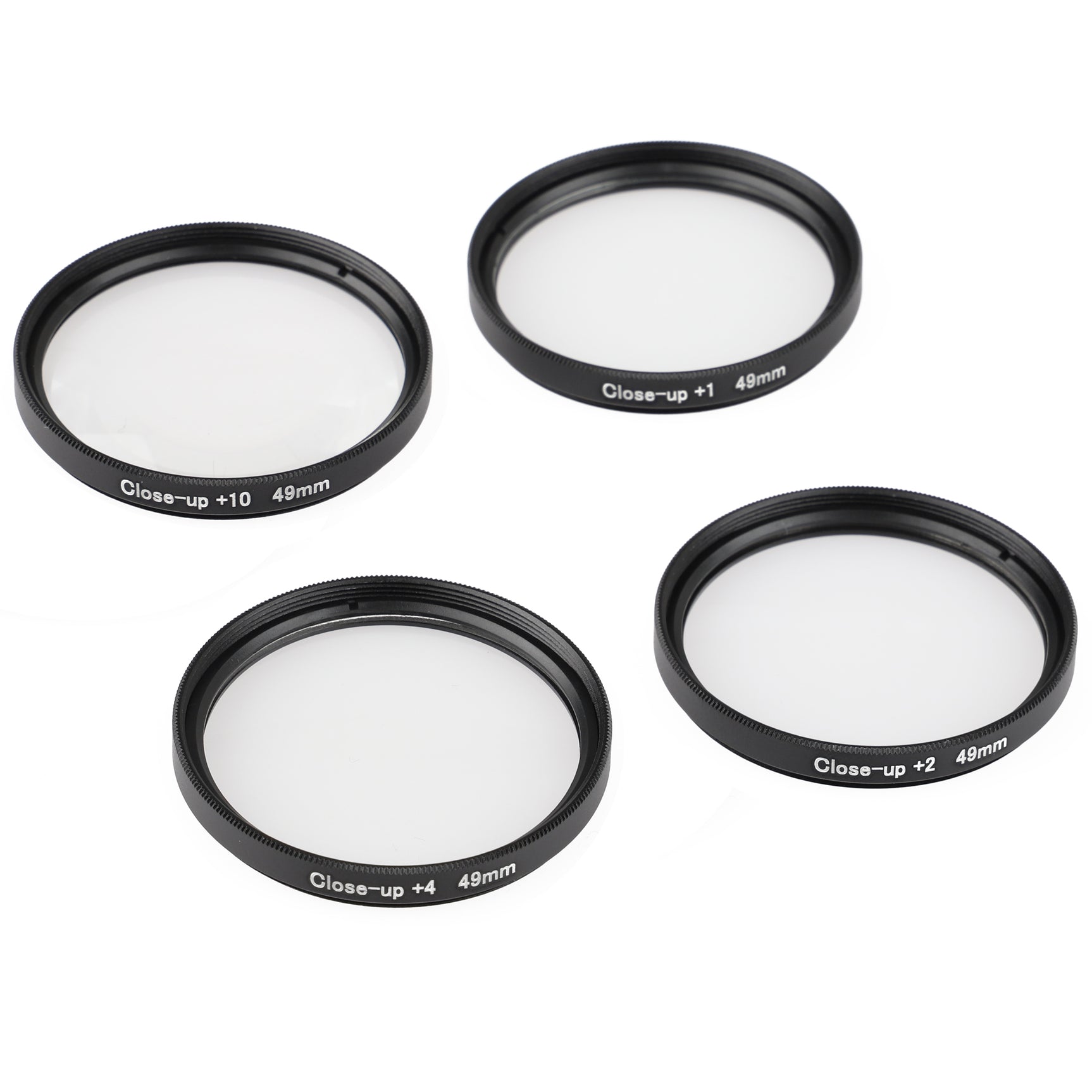ayex Close up Makro Linsen Set 49mm - 4 teilig (+1, +2, +4, +10)