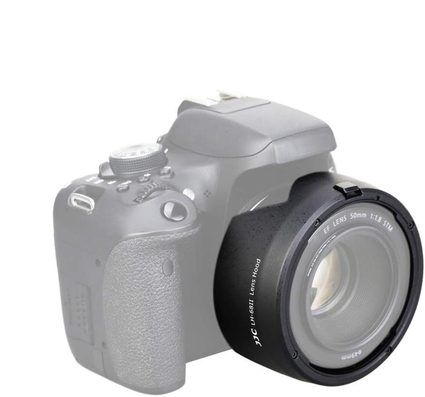 Gegenlichtblende für Canon EF 50mm f/1.8 STM Tulpenform ersetzt ES-68II